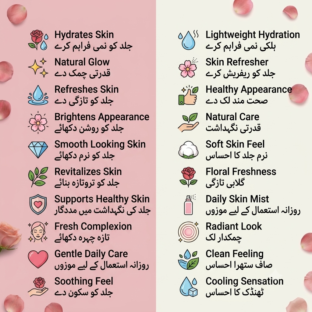 Pure Rose Water – 120ml