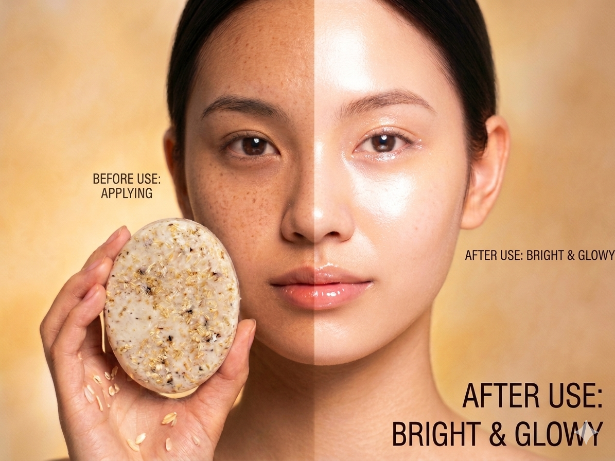 Selsary Rice Glow Soap – Skin Brightening & Even Tone